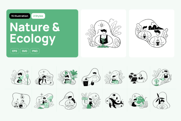 Greeny Nature and Ecology Illustration