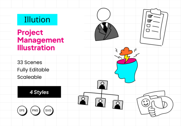 Illution: Project Management Illustrations