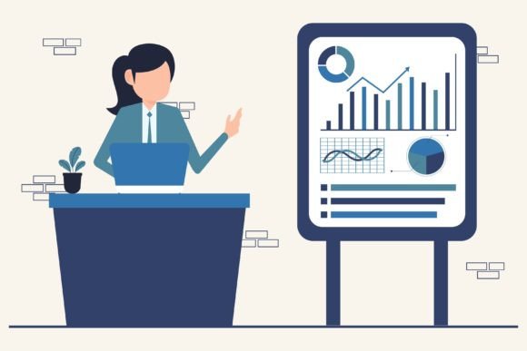 Mastering Business Presentation and Data Analysis with Flexible Vector Assets