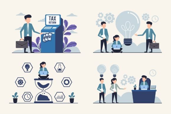 Professional Data Analysis Illustrations