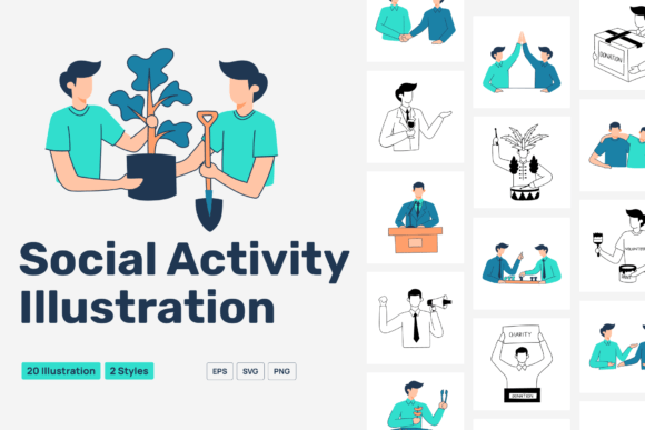 Tosca Social Activity Illustration: Elevating Your Visual Communication