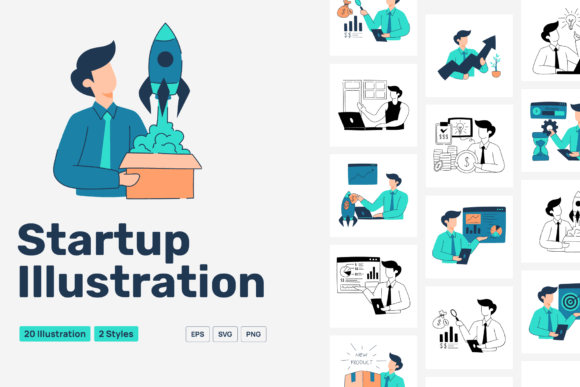 Tosca Startup Illustration: Defining the Visual Language of Modern Ventures