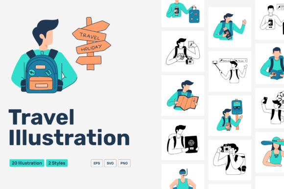 Tosca Travel Illustration: A Visual Journey for Designers