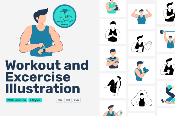 Tosca Workout Exercise Illustration: A Practical Guide for Designers and Marketers