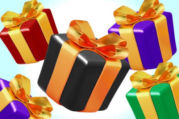Vector Gift Box Illustration: Elevating Your Design Projects with High-Quality 3D Assets