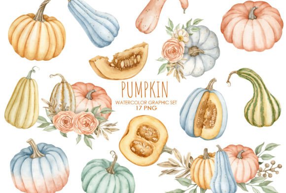 Watercolor Pumpkin Clipart: A Fall Design Evaluation